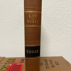 Law of TORTS EDGAR 1926